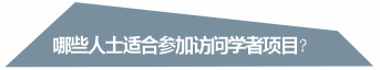 訪問學者適合那些對象